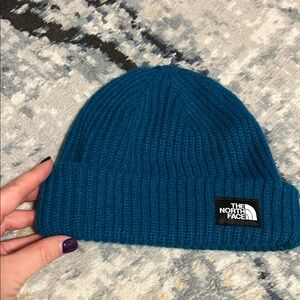 Toddler The North Face Teal Knit Beanie